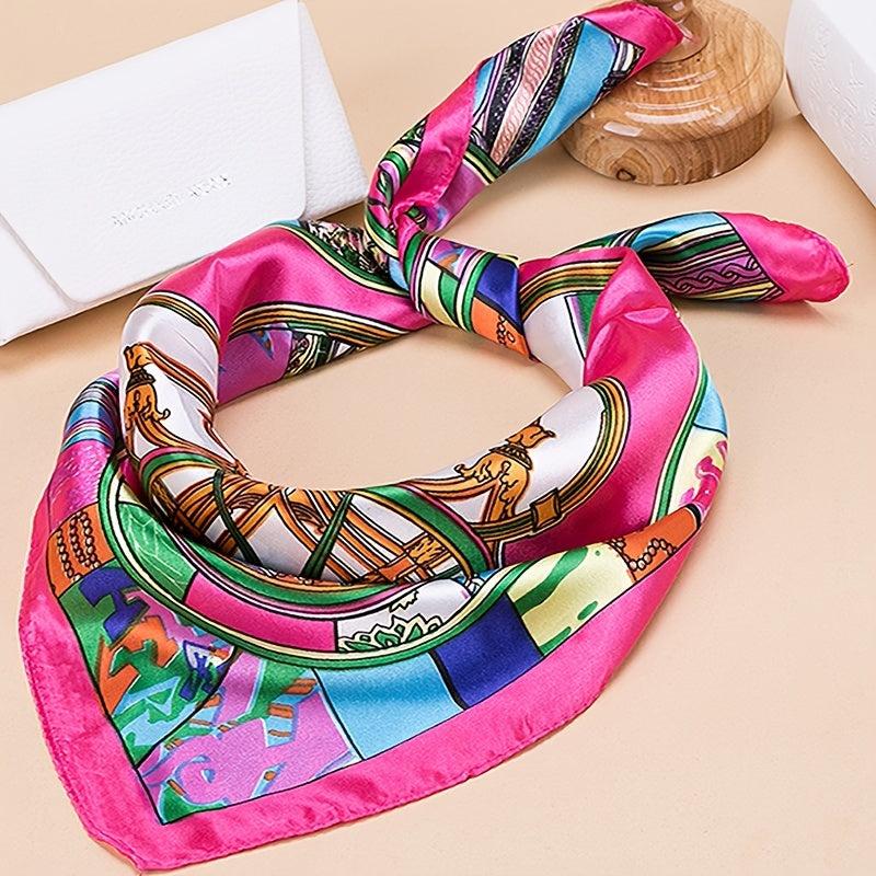 Silk Square Scarf Bandana For Women Gift Bandana Women Headband Scarf