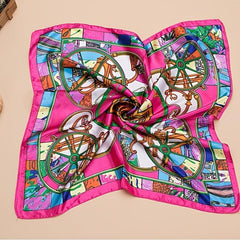 Silk Square Scarf Bandana For Women Gift Bandana Women Headband Scarf