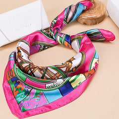 Silk Square Scarf Bandana For Women Gift Bandana Women Headband Scarf