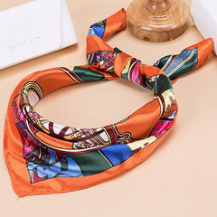 Silk Square Scarf Bandana For Women Gift Bandana Women Headband Scarf