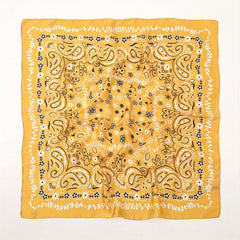 Classic Paisley Print Scarf Silk Square Shawl Sunscreen Head Wrap