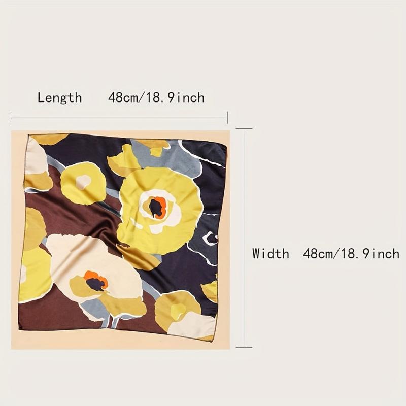 Y2K Style Camouflage Square Scarf Inelastic Bandana
