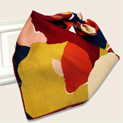 Y2K Style Camouflage Square Scarf Inelastic Bandana