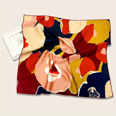 Y2K Style Camouflage Square Scarf Inelastic Bandana