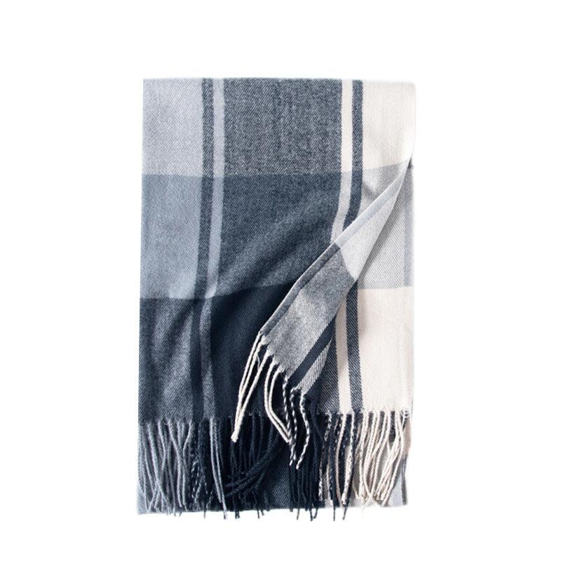 Wool Fringe Throw Blanket All Season Use Sofa Couch Camping Bed