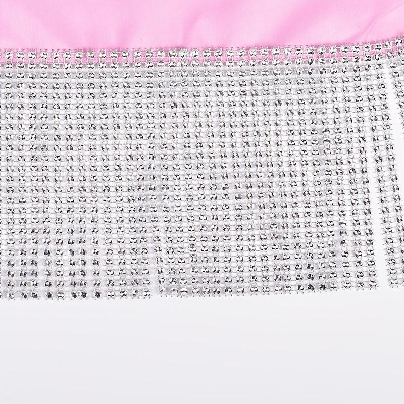 Sequins Tassel Poly Scarf Functional Scarf