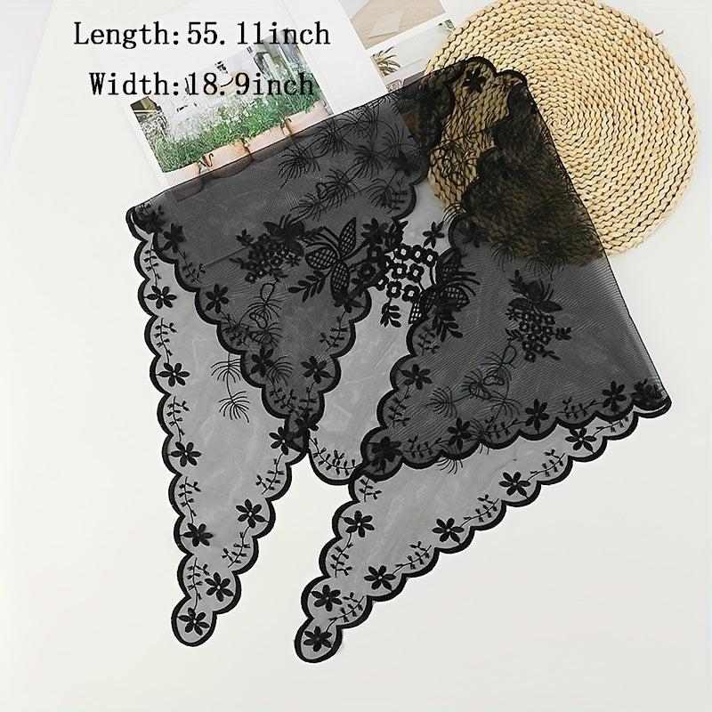 Lace Head Veil Triangle Scarf for Easter Latin Mass