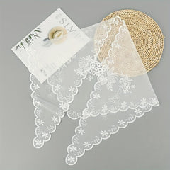 Lace Head Veil Triangle Scarf for Easter Latin Mass