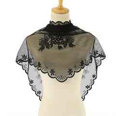 Lace Head Veil Triangle Scarf for Easter Latin Mass