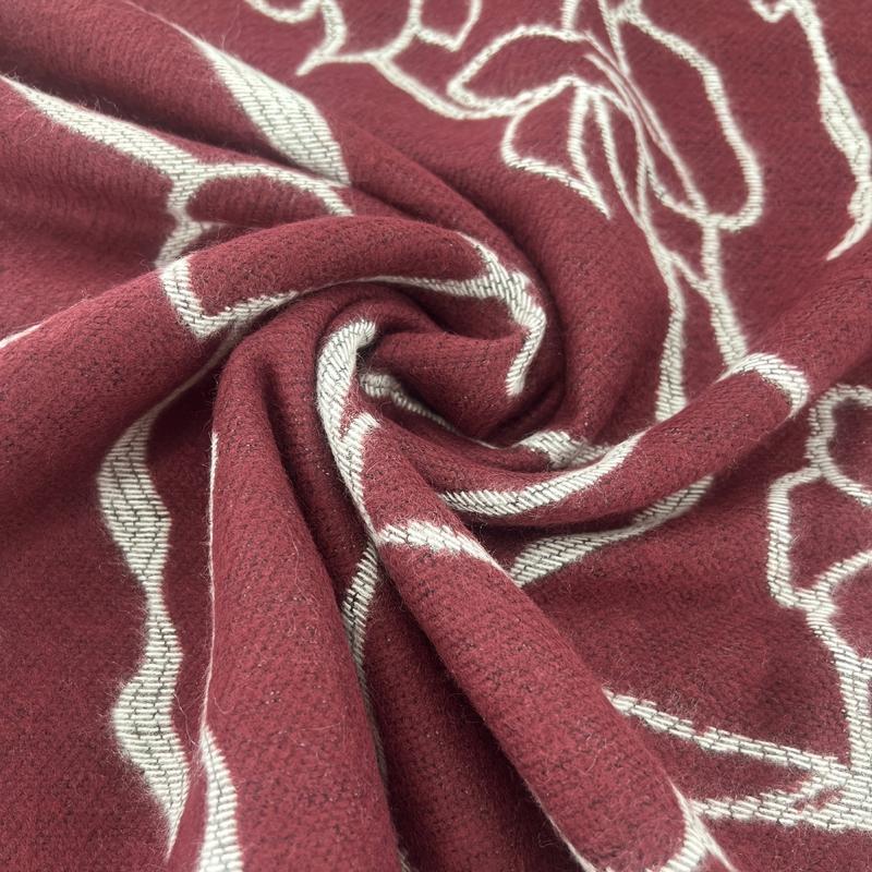 Flower Print Shawl Plaid Long Winter Warm Shawl