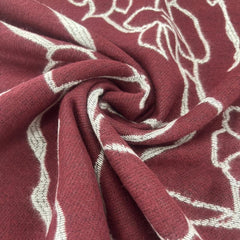Flower Print Shawl Plaid Long Winter Warm Shawl