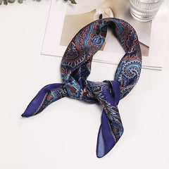 Women's Satin Square Scarf Silk Neckerchief Accessory