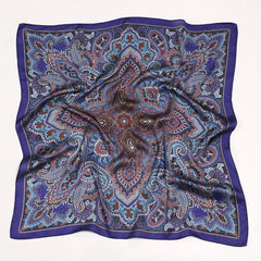 Women's Satin Square Scarf Silk Neckerchief Accessory