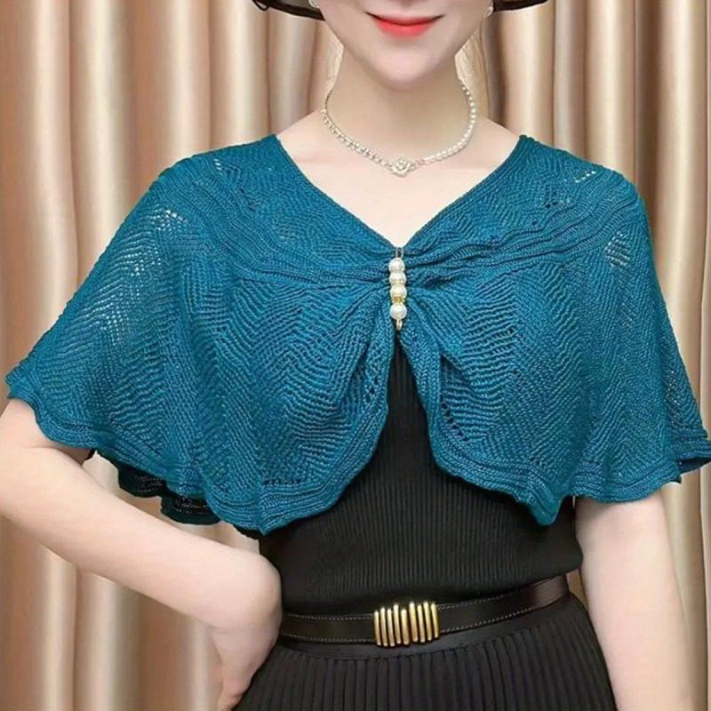 Sun-proof Knit Lace Shawl for Evening Party Dress Wedding