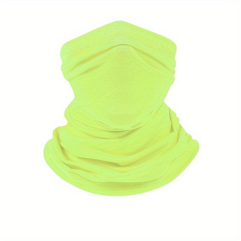 Unisex Neck Gaiter Sunproof Ice Silk Face Covering Breathable Mask