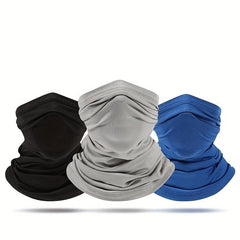 Unisex Neck Gaiter Sunproof Ice Silk Face Covering Breathable Mask