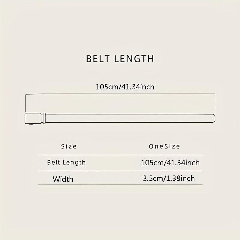 Elastic Waist Belt Men's/Women's Casual Pin Buckle Belt