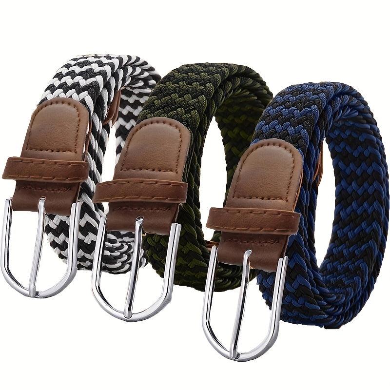 Elastic Waist Belt Men's/Women's Casual Pin Buckle Belt