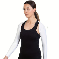 Women's Outdoor Arm Sleeve Shawl Cuff Gloves Solid Elastic Golf Shawl