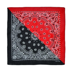 3pcs Paisley Print Square Scarf Classic Neckerchief Vintage Block Cowboy Bandana