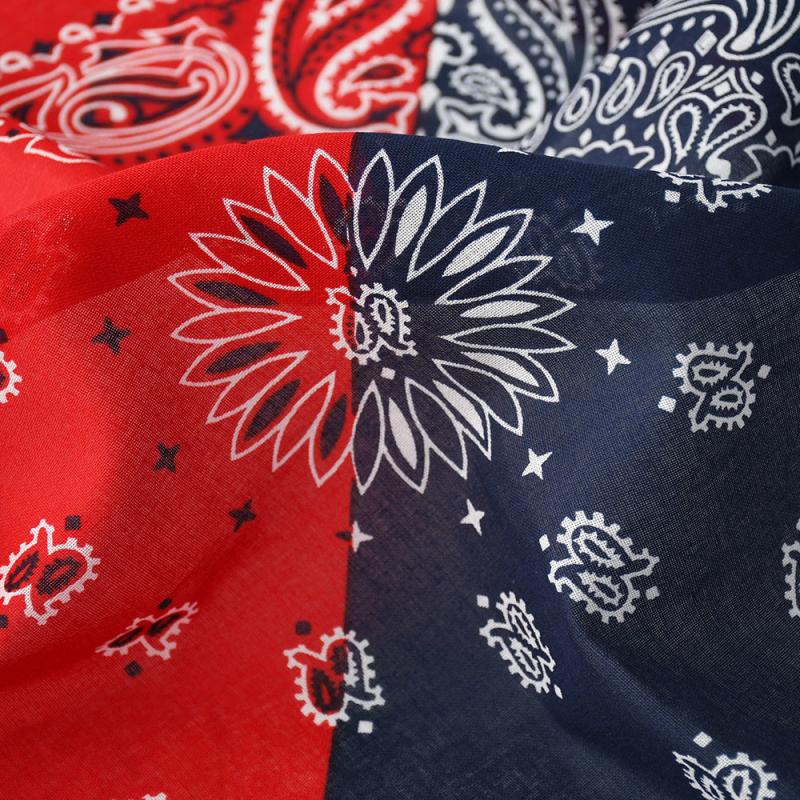 3pcs Paisley Print Square Scarf Classic Neckerchief Vintage Block Cowboy Bandana