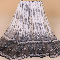 Women's Chiffon Scarf Soft Thin Shawl Neckerchief Head Wrap