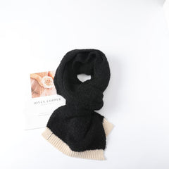Winter Plush Scarf Women's Cold Weather Knit Scarf