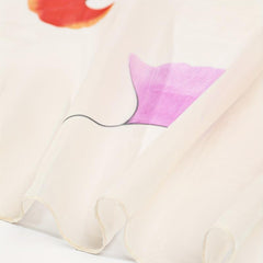Colorful Ginkgo Leaf Print Scarf Hijab Shawl Windproof Head Wraps Bandana