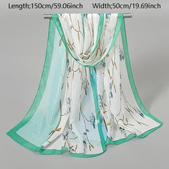 Breathable Chiffon Scarf Sunscreen Turban Wrap for Summer