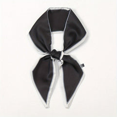 Solid Satin Skinny Scarf Neckerchief Hair Ribbon Twilly Scarf