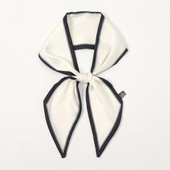 Solid Satin Skinny Scarf Neckerchief Hair Ribbon Twilly Scarf