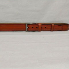 Men's Leather Belt Pin Buckle Casual Belt Durable Pants Belt