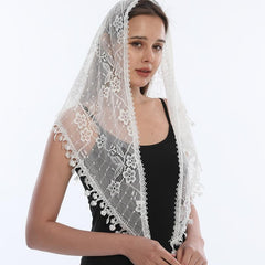 Lace Veil Prayer Church Veil Women Headcovering Scarf