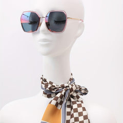 Lattice Vintage Small Tie Shirt Hair Ribbon Bag