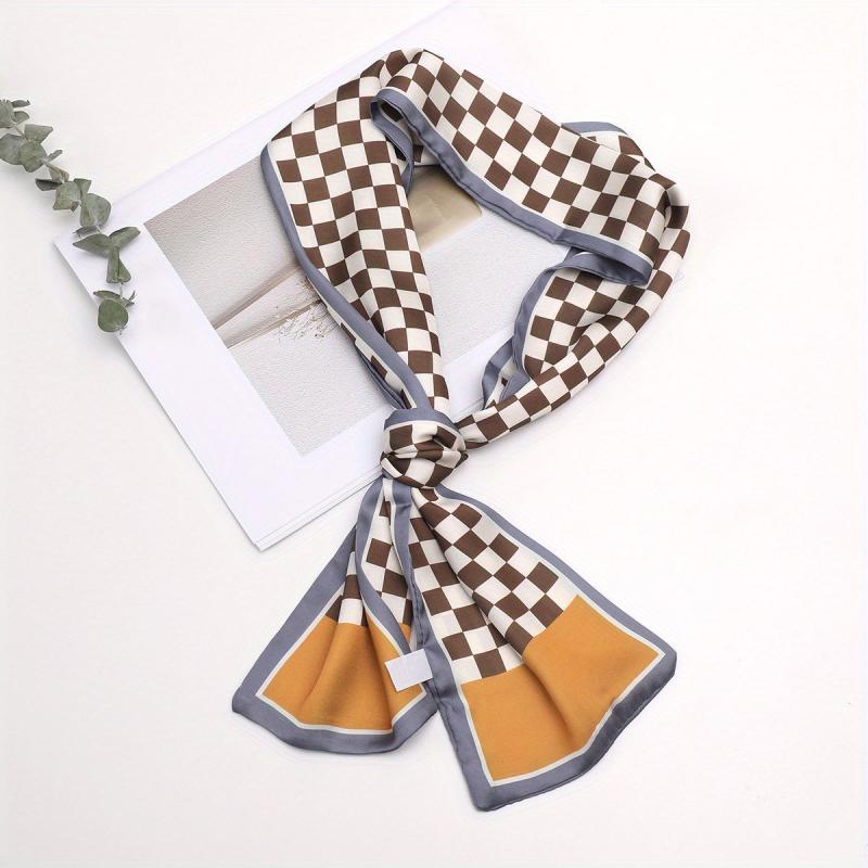 Lattice Vintage Small Tie Shirt Hair Ribbon Bag