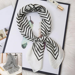 Women's Small Square Scarf Spring Autumn Winter Thin Scarf