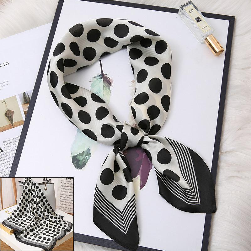 Women's Small Square Scarf Spring Autumn Winter Thin Scarf