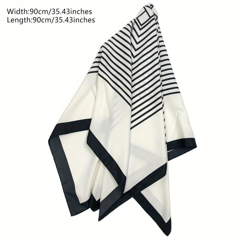 Summer Sunscreen Large Square Polyester Casual Scarf
