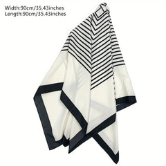 Summer Sunscreen Large Square Polyester Casual Scarf