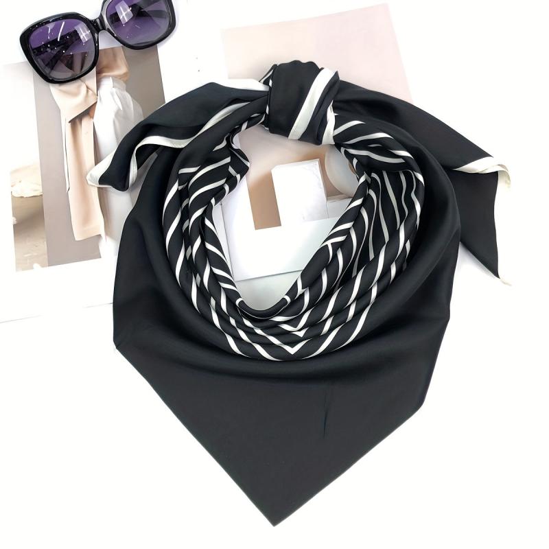 Summer Sunscreen Large Square Polyester Casual Scarf