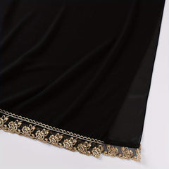 Flower Embroidery Chiffon Scarf Lace Hijab Thin Breathable Shawl Women Headscarf