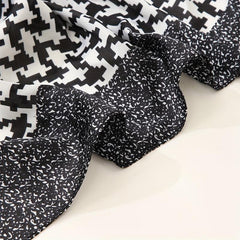Houndstooth Scarf Shawl Wrap Head Wrap Gift For Mother