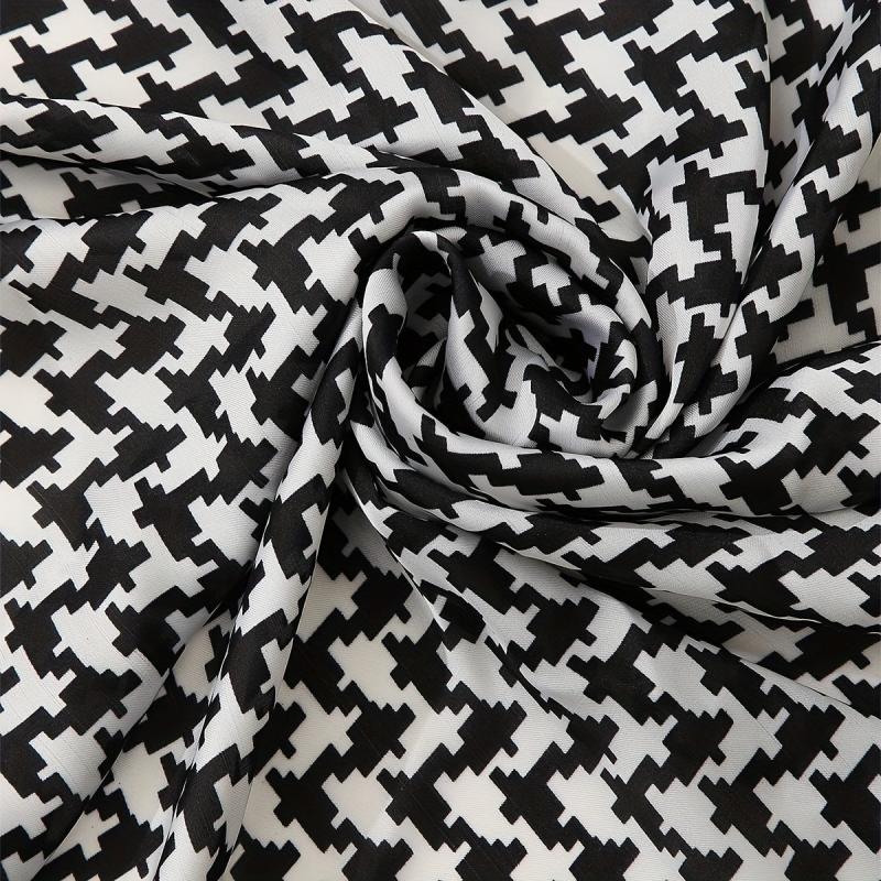 Houndstooth Scarf Shawl Wrap Head Wrap Gift For Mother