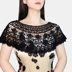 Vintage Hollow Out Shawl for Party Prom Wedding Bridal