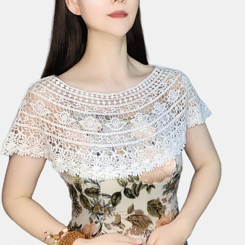 Vintage Hollow Out Shawl for Party Prom Wedding Bridal