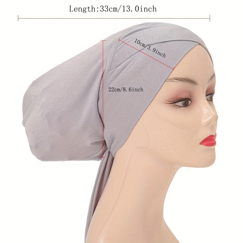 Soft Stretch Head Wrap Turban Hat Beanie Cap Twist Knot Headwear