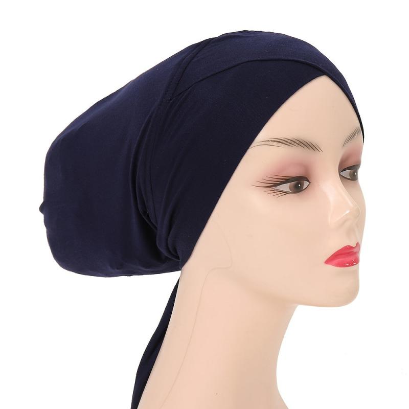 Soft Stretch Head Wrap Turban Hat Beanie Cap Twist Knot Headwear