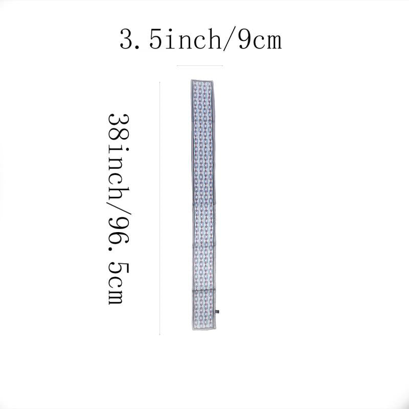 Cartoon Cat Print Skinny Scarf Long Ribbon Neckerchief for Women