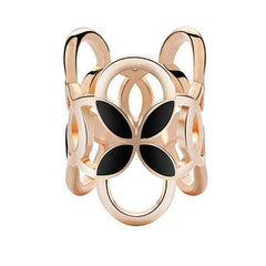 Flower Shape Scarf Ring Geometric Buckle Hijab Clip Ribbon Accessory