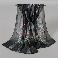 Boho Lightweight Chiffon Scarf Print Long Shawl Wrap Summer Sunscreen Headscarf